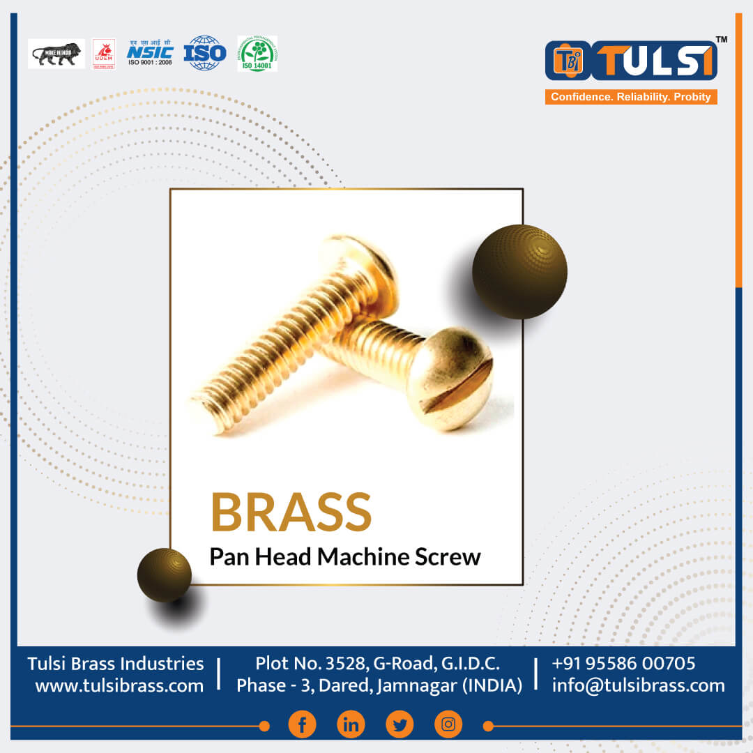 Brass Pan Head Machine Screws