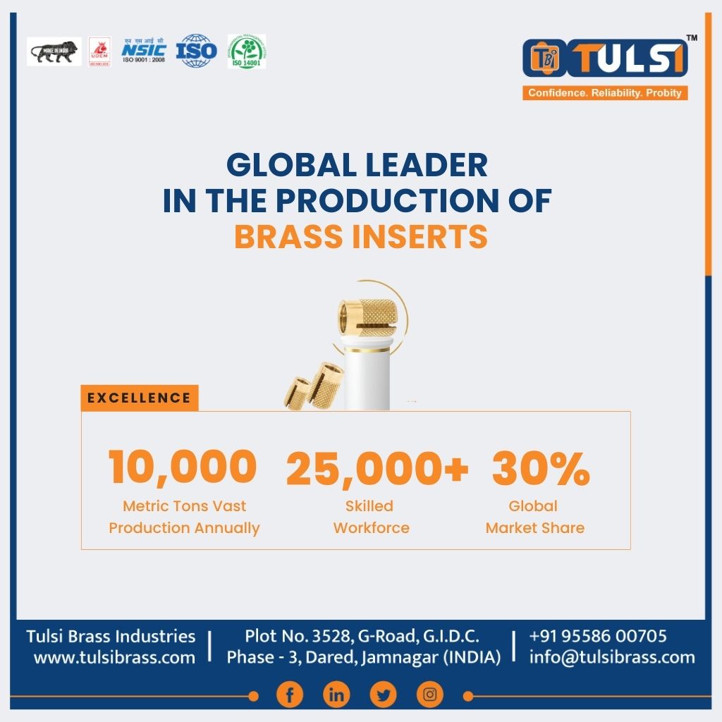 Global Leader in The Production of Brass Inserts