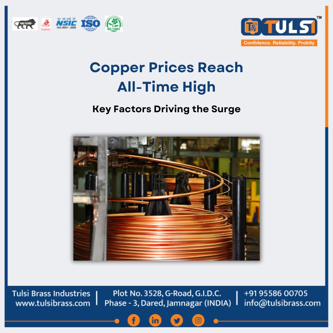 Copper Prices Reach All-Time High: Key Factors Driving the Surge