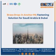 Brass Drop-In Anchor M6